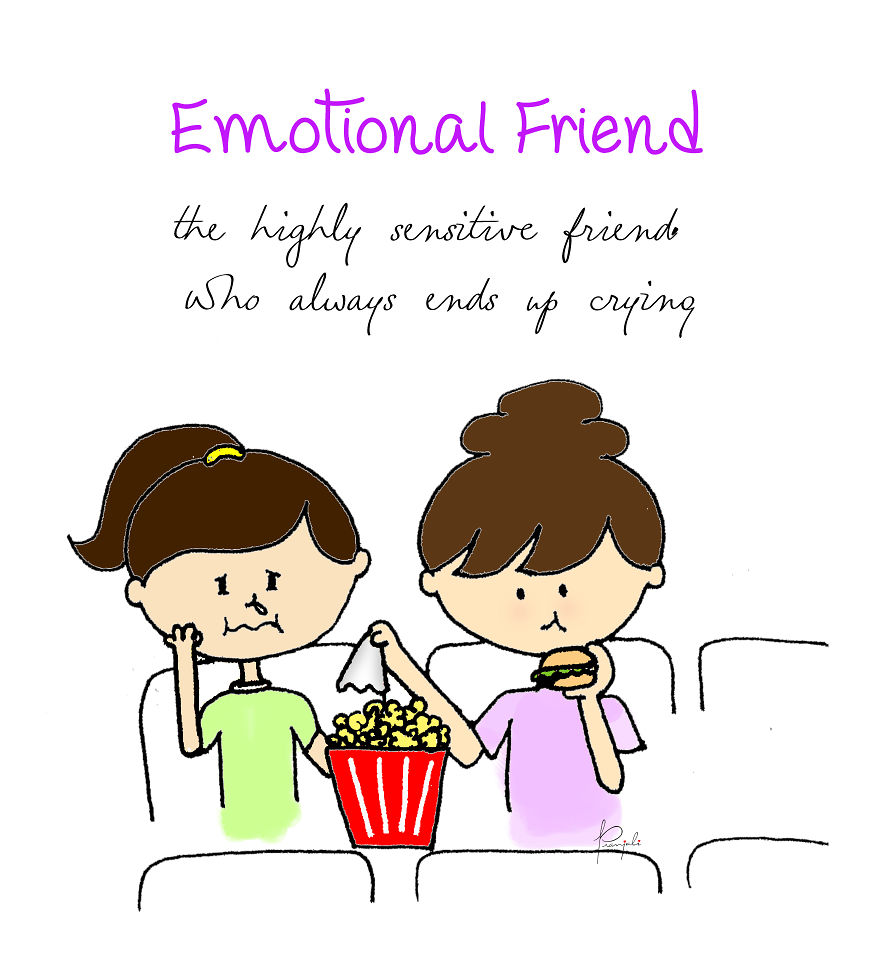 I Have Made Illustrations On Types Of Friends We All Have