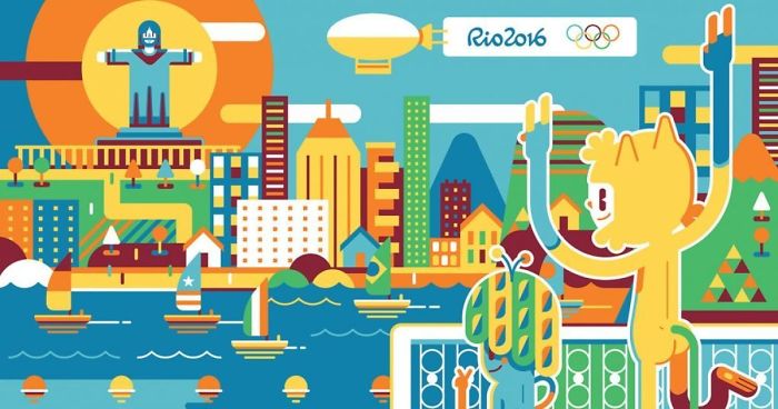 42 Artists Joined To Illustrate The Olympic Games In Rio This Year