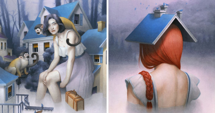 The Flooded Hour: My Newest Painting Series That Explore Therapeutic Imagery