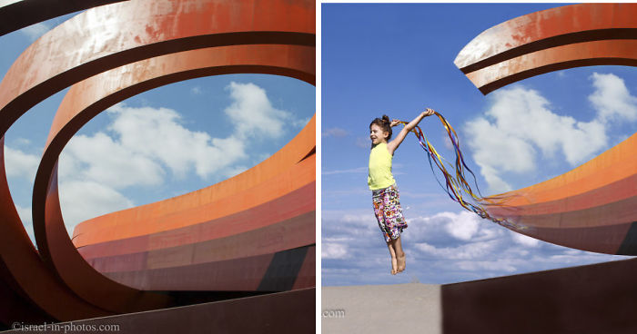 I Created Series Of Merged Photos To Show Israel