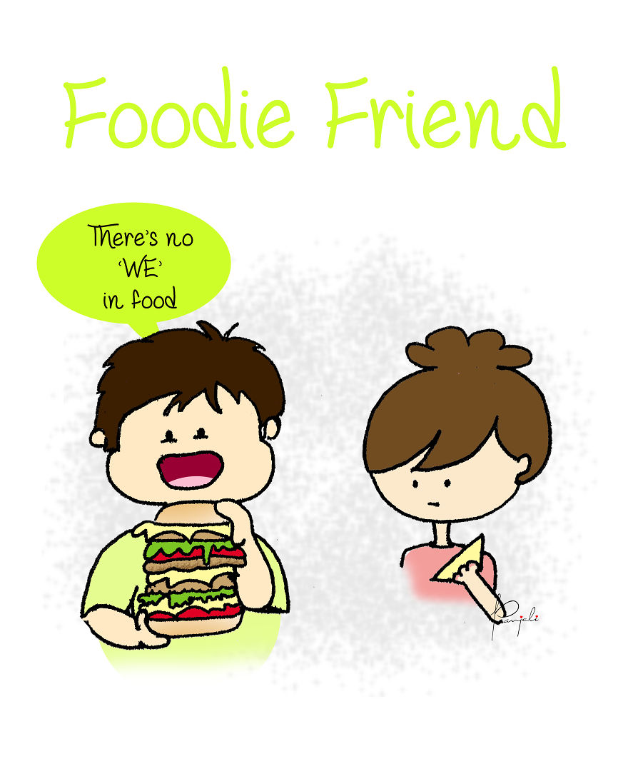 I Have Made Illustrations On Types Of Friends We All Have