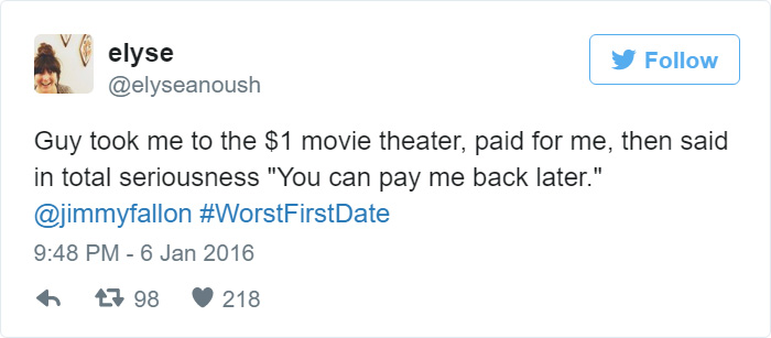 Funny First Date Tweets