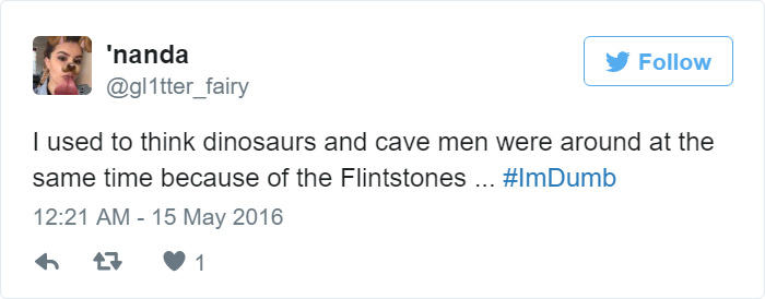 I Am Dumb Tweet