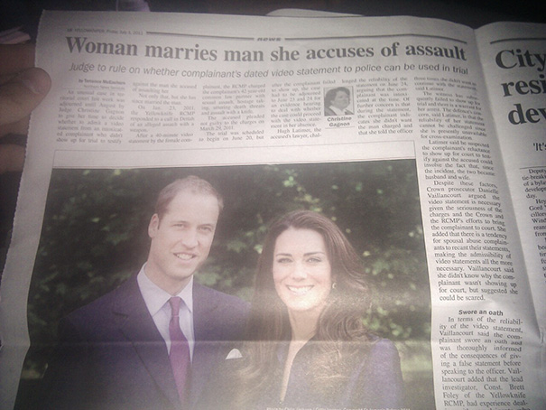 My Hometown Newspaper Had An Amusing Juxtaposition