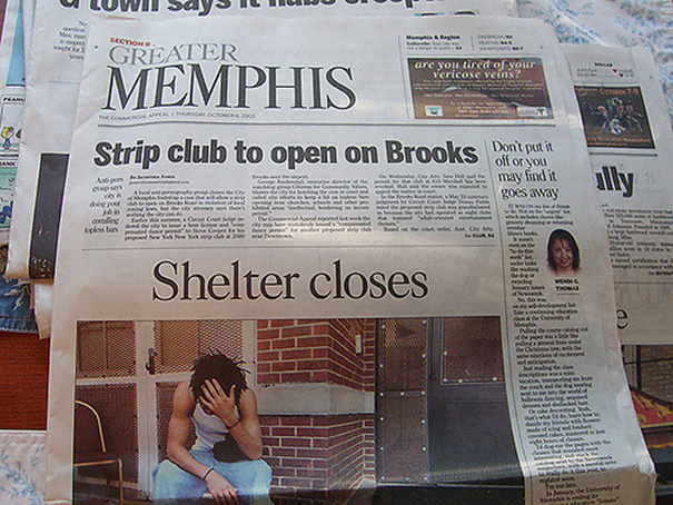 Unfortunate Placement Of Headlines