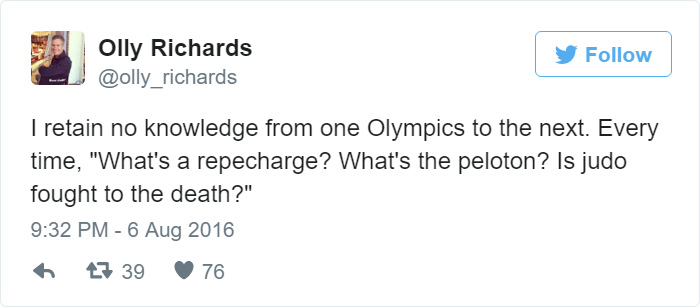 Funny Tweets About The Rio Olympics