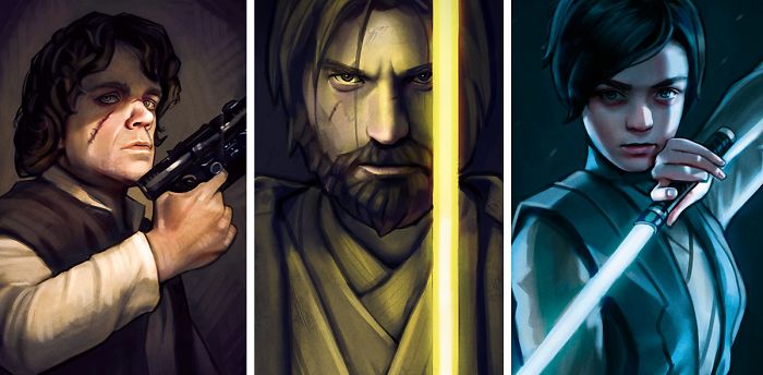 I Drew ‘Game Of Thrones’ Characters In The Star Wars Universe
