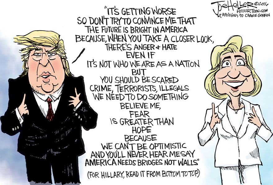 hillary-clinton-vs-donald-trump-cartoon-joe-heller-1 hillary-clinton-vs-donald-trump-cartoon-joe-heller-1