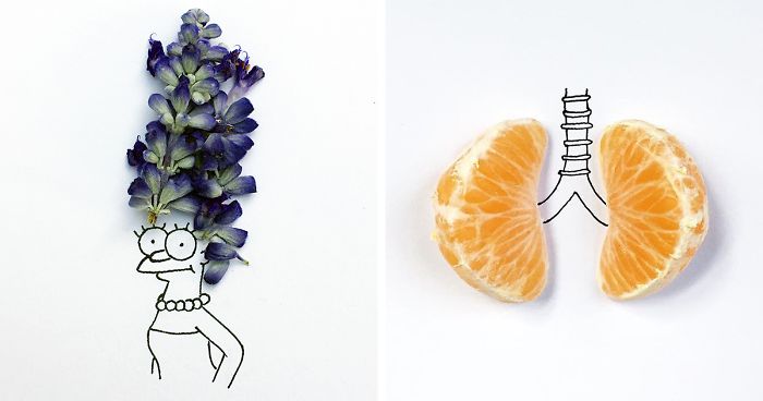 100 Days Of Tiny Things: I Find Small Objects Around Me And Turn Them Into Art