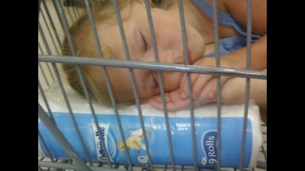 Napping On Toilet Paper