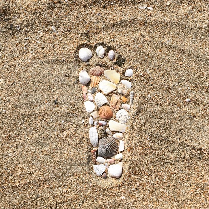 I Create Temporary Beach Mosaics From Things I Find There (Part 2) I Create Temporary Beach Mosaics From Things I Find There (Part 2)