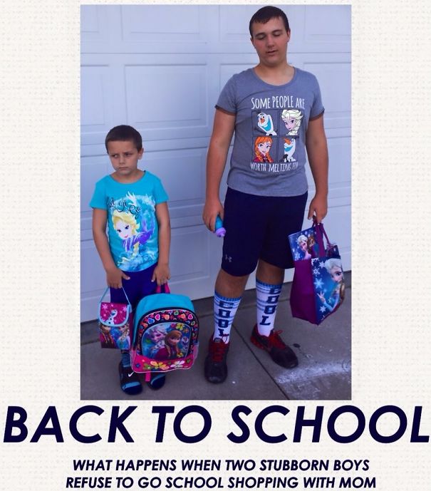 Guess Who Decided To Go School Shopping With Mom This Year?!