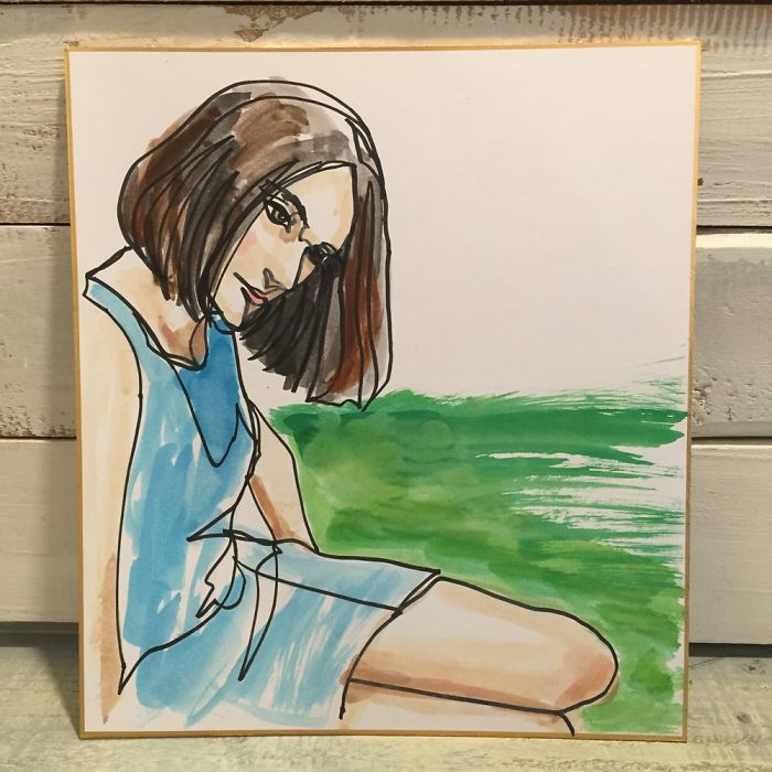 I Draw People I Meet With One Unbroken Line