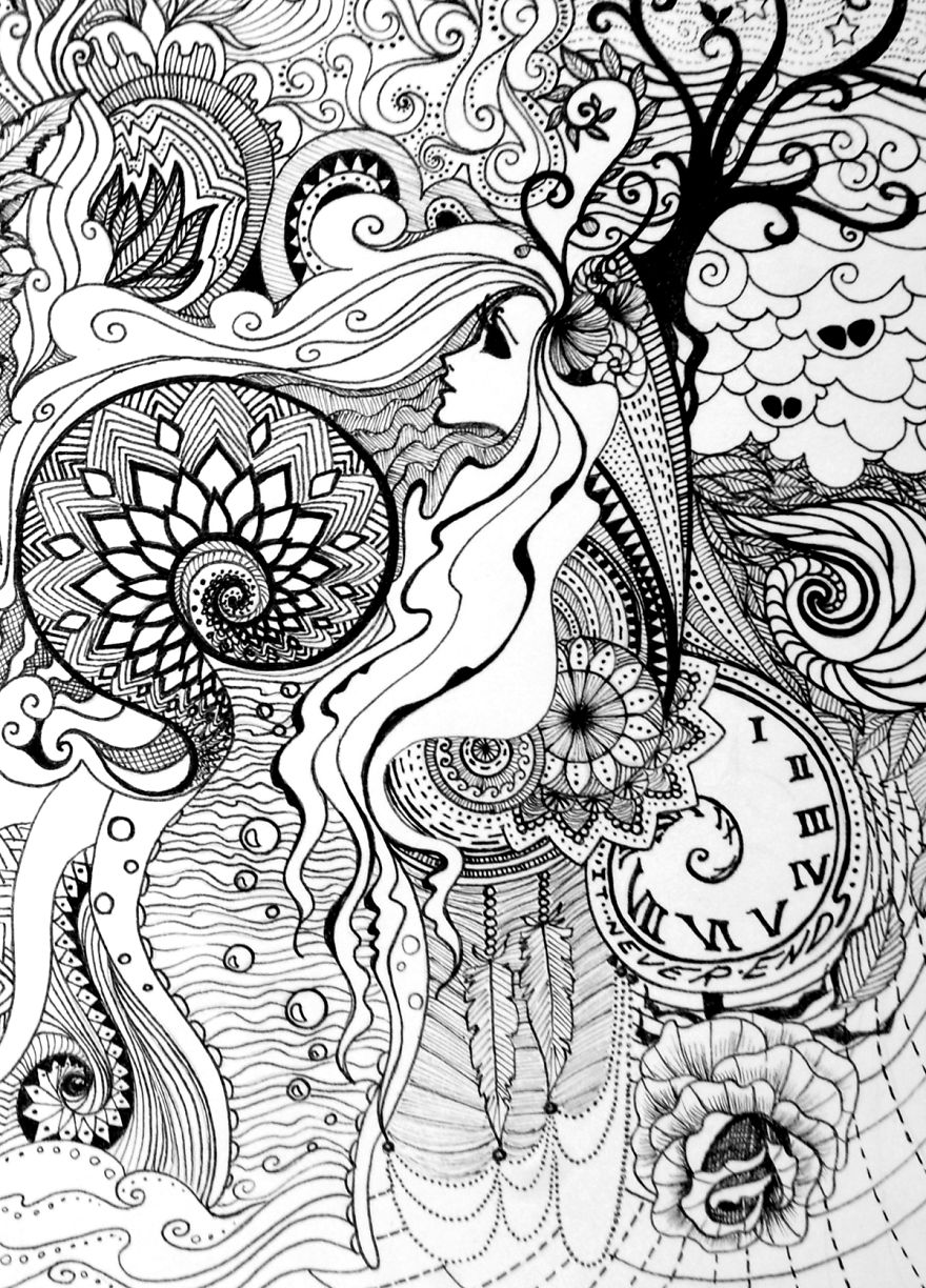 I Spend Countless Hours Creating These Geometric Drawings