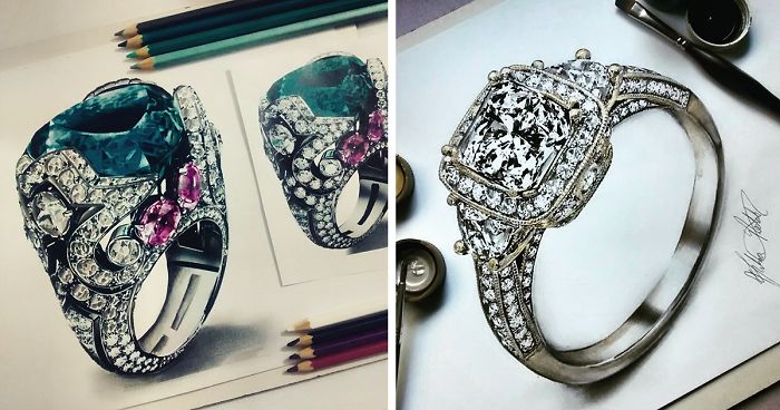 I Paint Hyperrealistic Diamonds