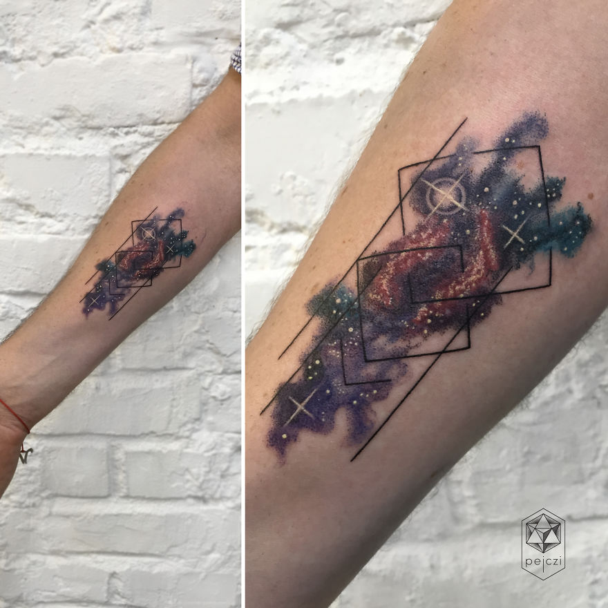 I Put Galaxies Into People's Skin