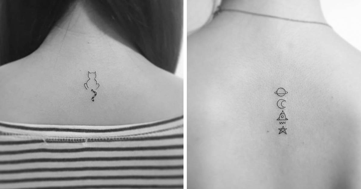 102 Minimalist Tattoos By A Korean Artist