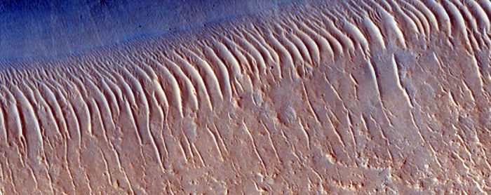 Edge Of Mesa Near Idaeus Fossae