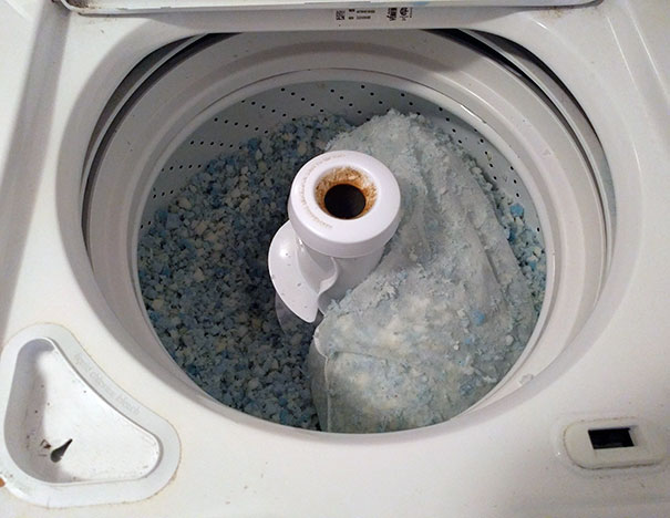 Just Washing Some Pillows