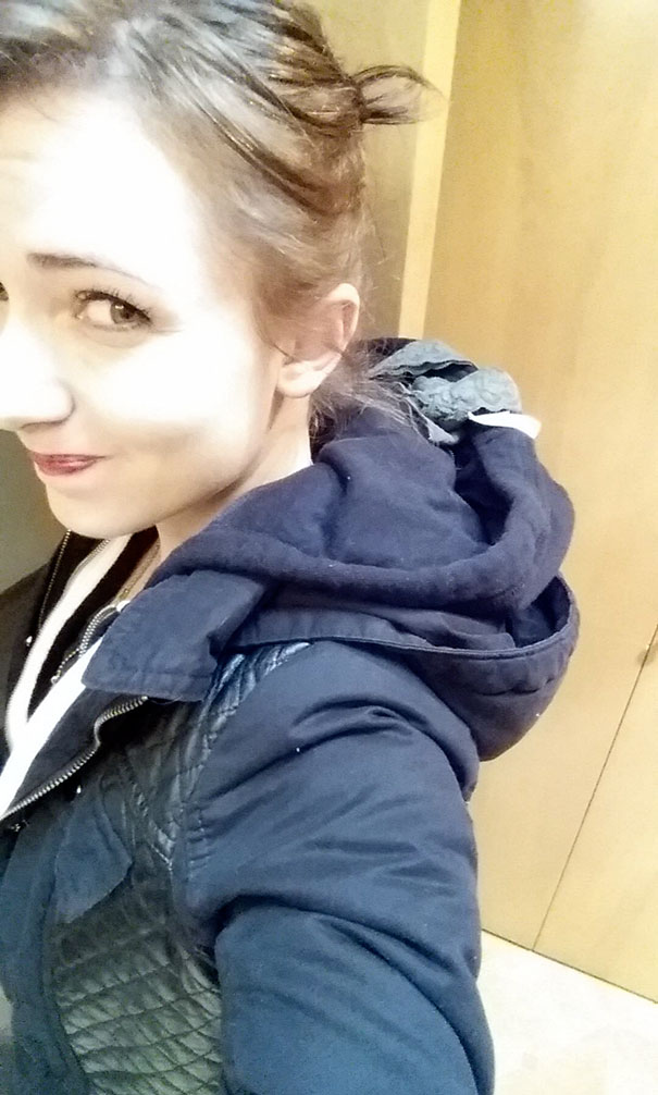 Walked Around All Day With A Thong Hanging Out Of My Hood. The Worst Part Is This Wasn't The First Time