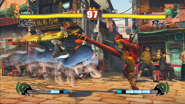 Sleeping Blanka Rolling Attack!