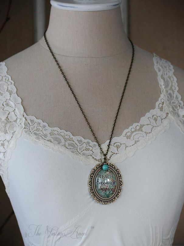 Words To Wear: I Create Quote Pendants To Inspire And Bring Smiles...