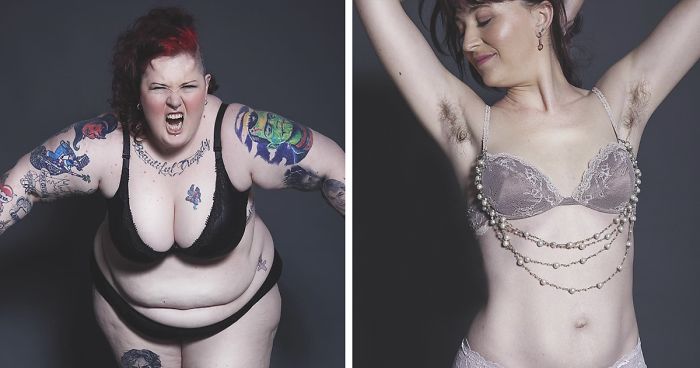 100 Women Reveal What’s Underneath Their Clothes To Fight Beauty Stereotypes