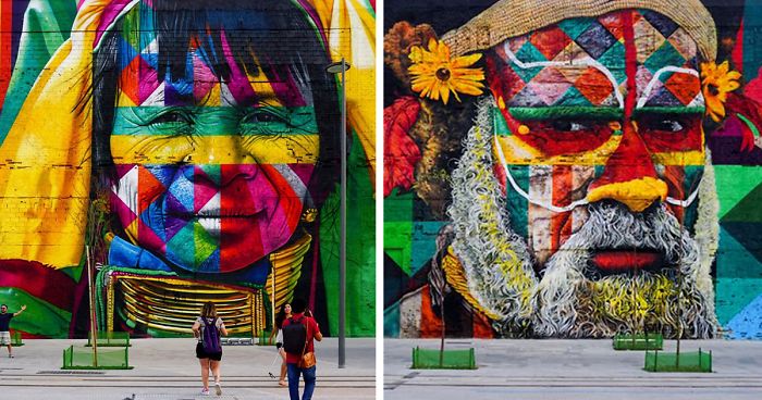 Brazilian Graffiti Artist Creates World’s Largest Street Mural For The Rio Olympics
