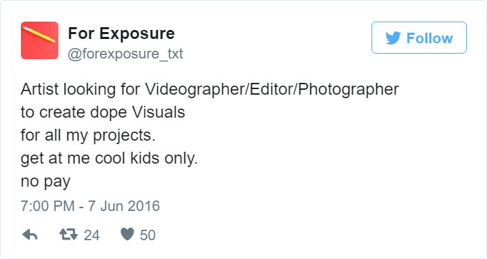 For Exposure