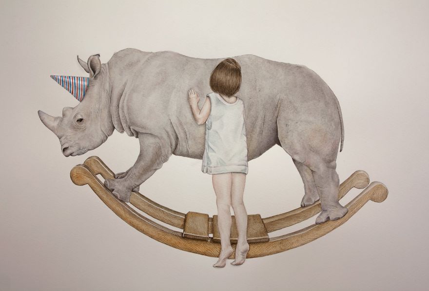 I Explore The Line Between Beautiful And Disturbing In My Drawings