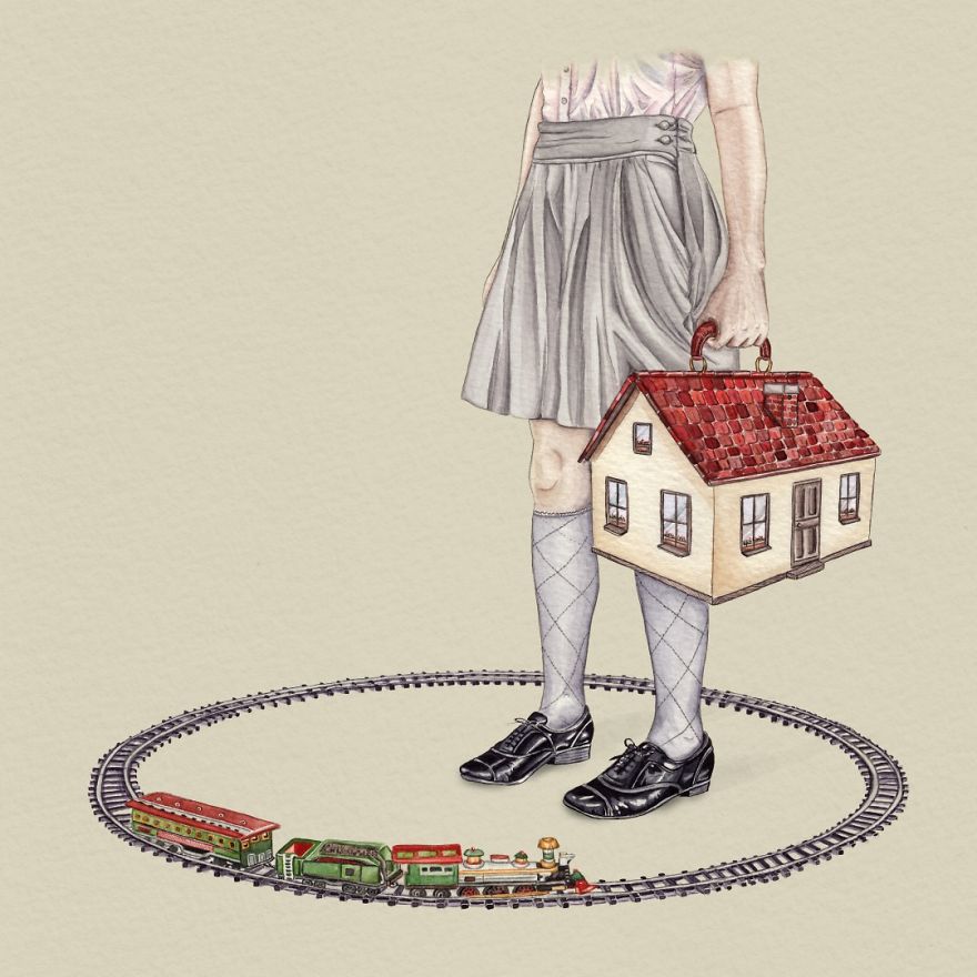 I Explore The Line Between Beautiful And Disturbing In My Drawings I Explore The Line Between Beautiful And Disturbing In My Drawings