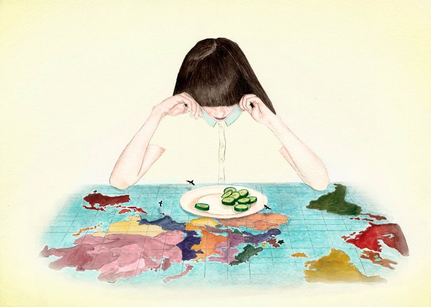 I Explore The Line Between Beautiful And Disturbing In My Drawings I Explore The Line Between Beautiful And Disturbing In My Drawings