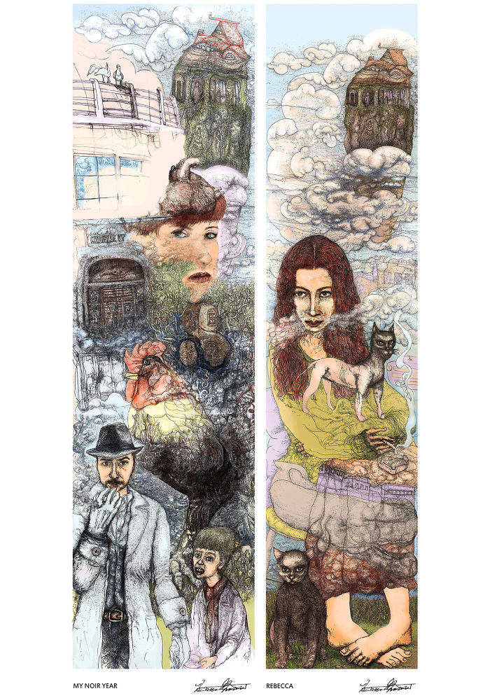 My Neo-noir Drawings