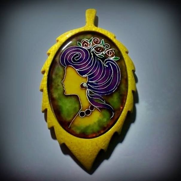 Georgian Artist Makes Beautiful And Creative Cloisonne Enamel Jewelry And Souvenirs (all Handmade)