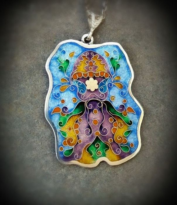 Georgian Artist Makes Beautiful And Creative Cloisonne Enamel Jewelry And Souvenirs (all Handmade)