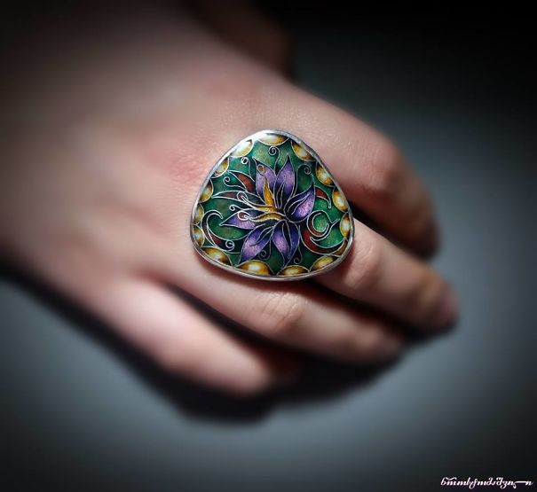 Georgian Artist Makes Beautiful And Creative Cloisonne Enamel Jewelry And Souvenirs (all Handmade) Georgian Artist Makes Beautiful And Creative Cloisonne Enamel Jewelry And Souvenirs (all Handmade)