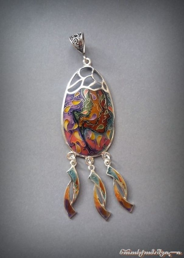 Georgian Artist Makes Beautiful And Creative Cloisonne Enamel Jewelry And Souvenirs (all Handmade) Georgian Artist Makes Beautiful And Creative Cloisonne Enamel Jewelry And Souvenirs (all Handmade)