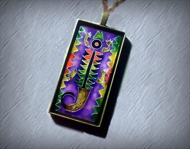 Georgian Artist Makes Beautiful And Creative Cloisonne Enamel Jewelry And Souvenirs (all Handmade)