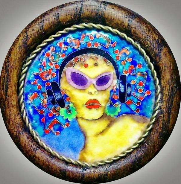 Georgian Artist Makes Beautiful And Creative Cloisonne Enamel Jewelry And Souvenirs (all Handmade) Georgian Artist Makes Beautiful And Creative Cloisonne Enamel Jewelry And Souvenirs (all Handmade)