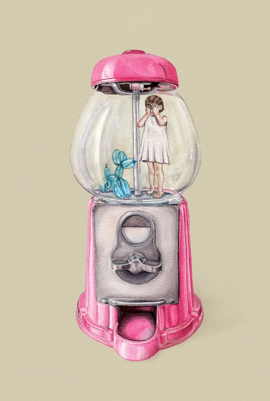 I Explore The Line Between Beautiful And Disturbing In My Drawings