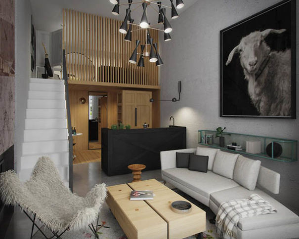 Luxurious And Contemporary 33sqm Mezzanine Apartment In London