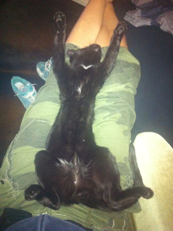 Showing His Good Side.