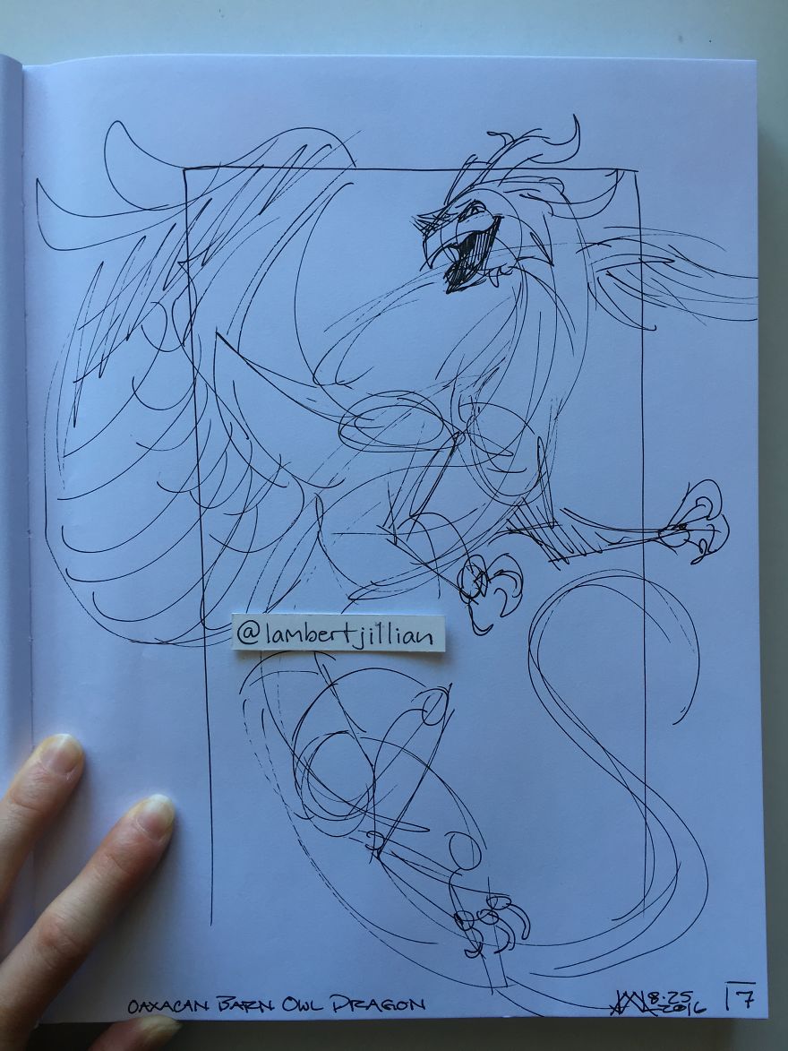 I Spent 32 Hours Creating A Colored Pencil Barn Owl Dragon Inspired By Oaxacan Woodcarvings I Spent 32 Hours Creating A Colored Pencil Barn Owl Dragon Inspired By Oaxacan Woodcarvings