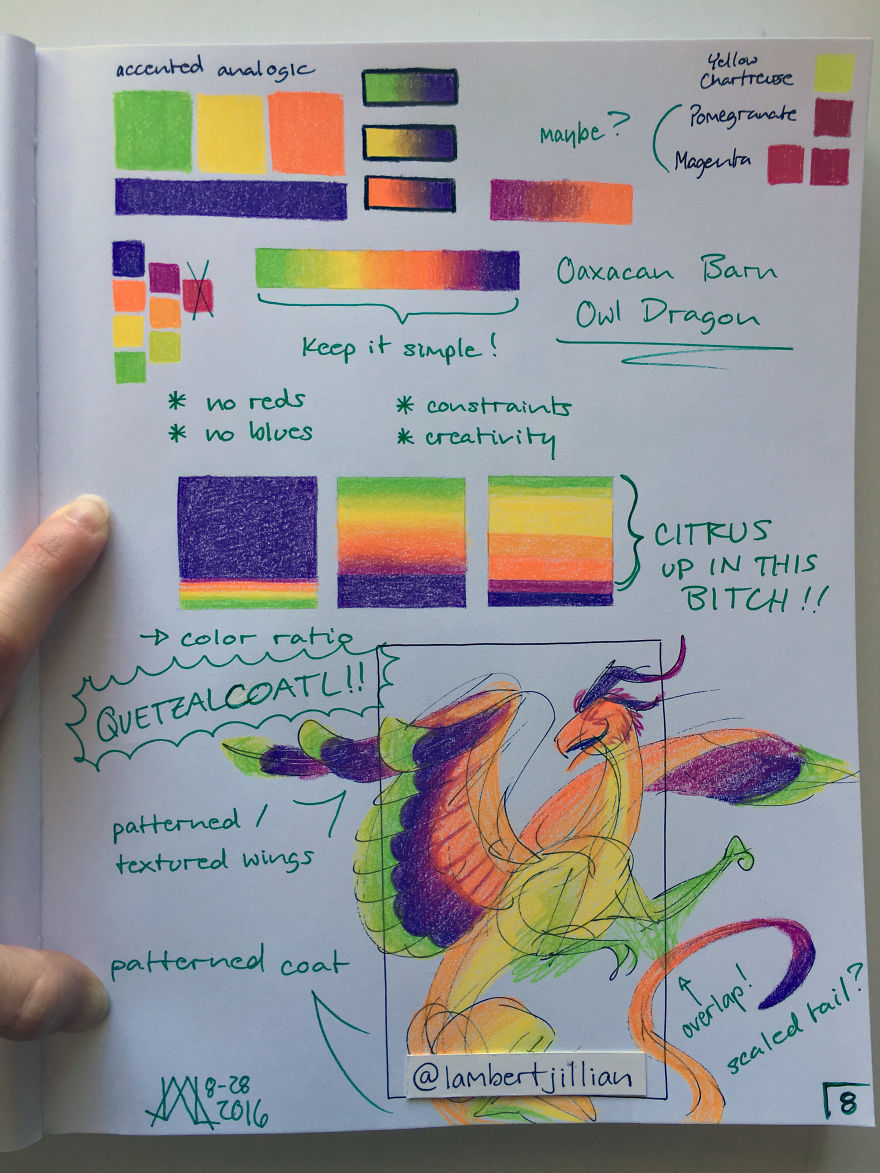 I Spent 32 Hours Creating A Colored Pencil Barn Owl Dragon Inspired By Oaxacan Woodcarvings I Spent 32 Hours Creating A Colored Pencil Barn Owl Dragon Inspired By Oaxacan Woodcarvings