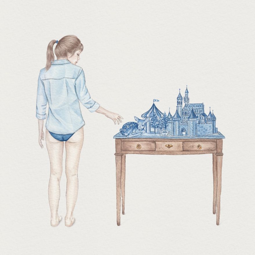 I Explore The Line Between Beautiful And Disturbing In My Drawings I Explore The Line Between Beautiful And Disturbing In My Drawings