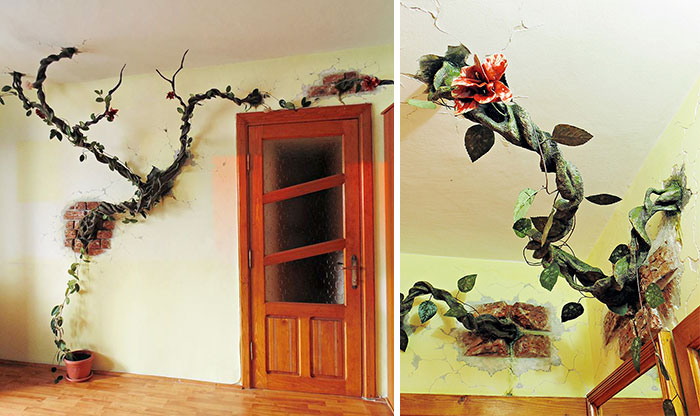 I ‘Plant’ Trees In People’s Homes And Bring Animals To Life