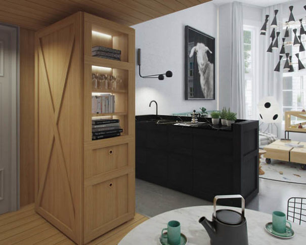 Luxurious And Contemporary 33sqm Mezzanine Apartment In London Luxurious And Contemporary 33sqm Mezzanine Apartment In London