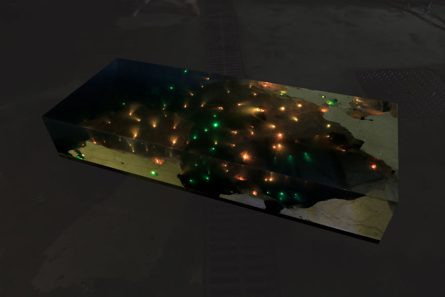 Starry Sea Table That I Created After 1.5 Years Of Research And Tests Starry Sea Table That I Created After 1.5 Years Of Research And Tests