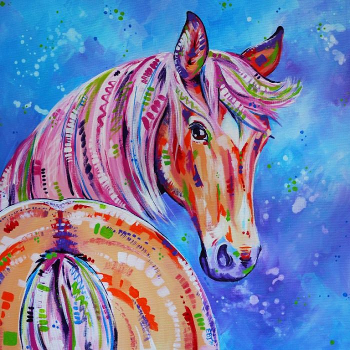 I Paint Colourful Animal Portraits With A Twist