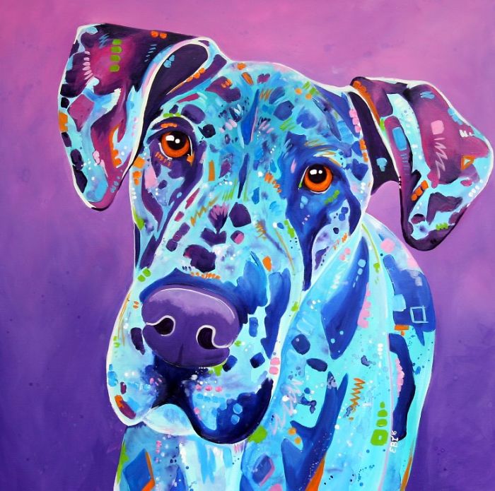 I Paint Colourful Animal Portraits With A Twist